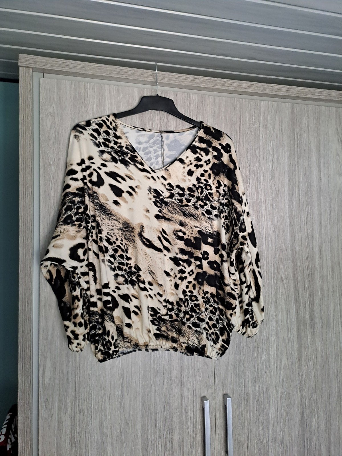 Ballon top maat 46/48, Made in Italy, Meerkleurig, Nieuw, Shirt of Top