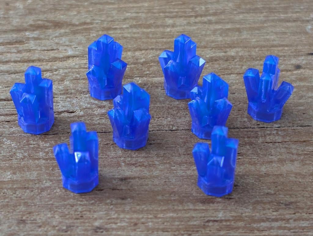 Lego kristallen opaal blauw 8x, Ophalen of Verzenden, Nieuw, Lego