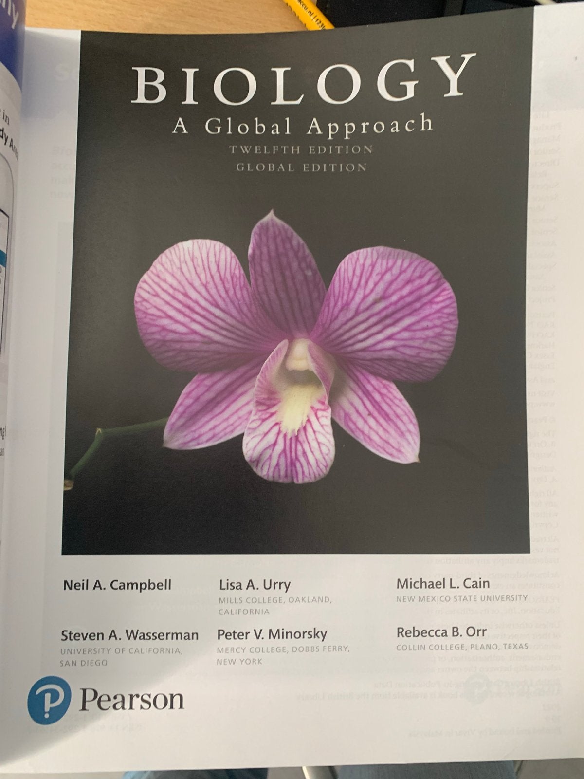 Biology: A Global Approach - Twaalfde Editie, Boeken, Studieboeken en Cursussen, Ophalen of Verzenden, Beta, Zo goed als nieuw