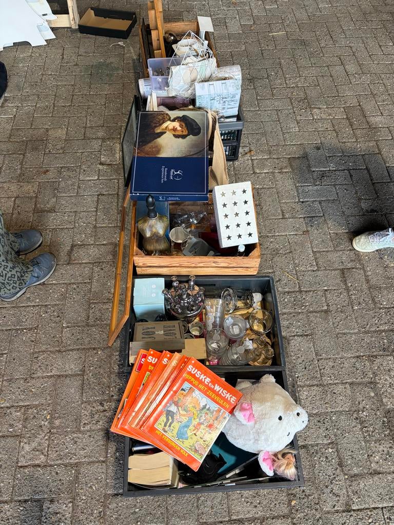 Rommelmarktspullen, Ophalen