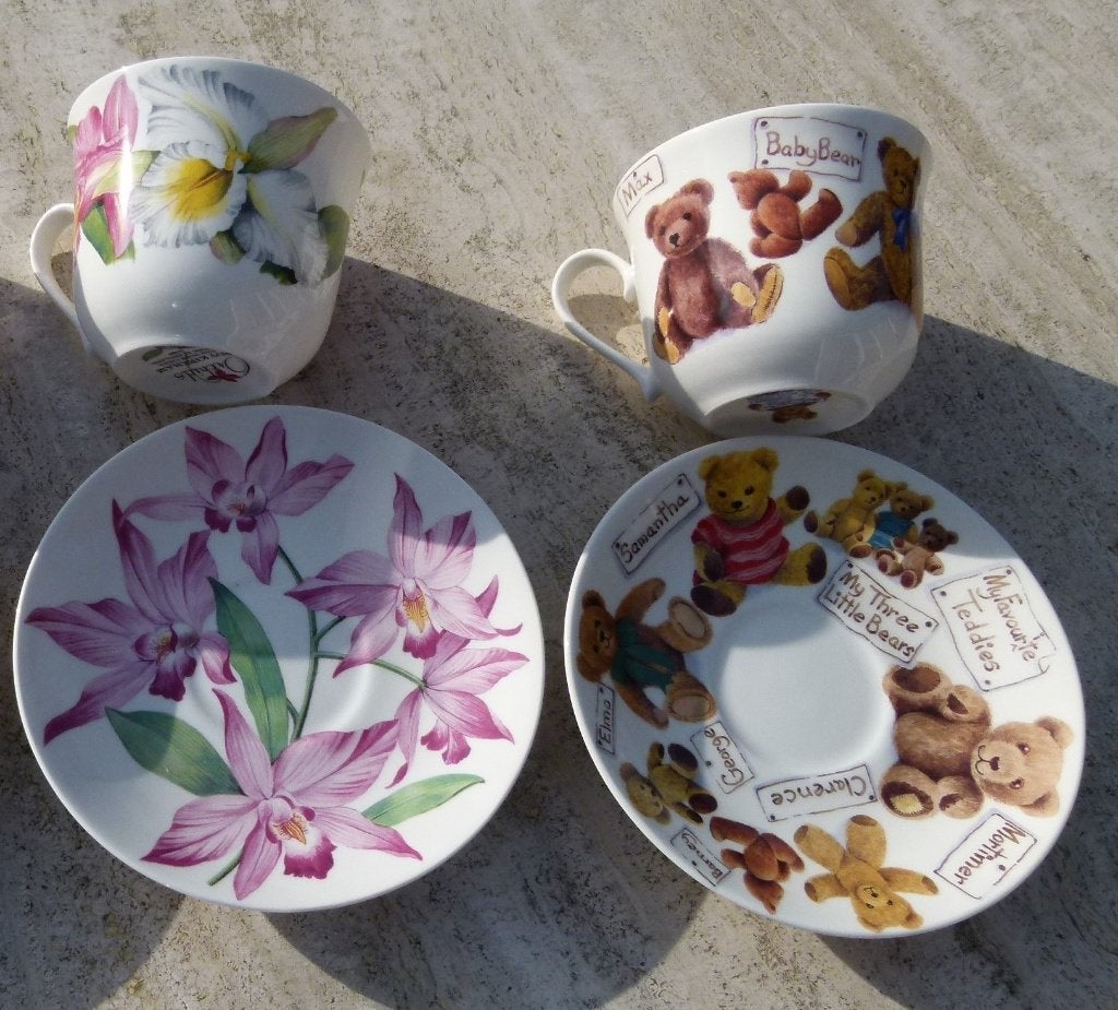 Roy Kirkham Breakfest Kop en Schotel Set - Diverse Designs, Overige merken, Nieuw, Ophalen of Verzenden, Overige stijlen