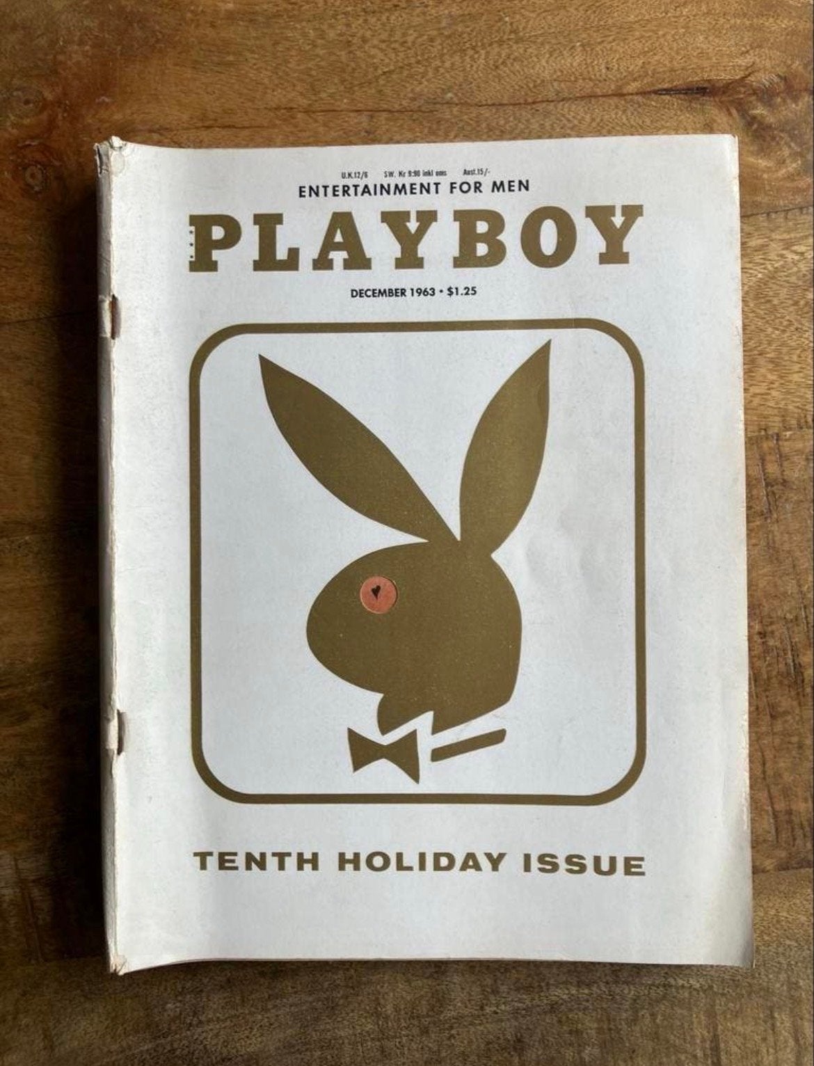 Playboy Magazine December 1963 - Tenth Holiday Issue, Ophalen of Verzenden