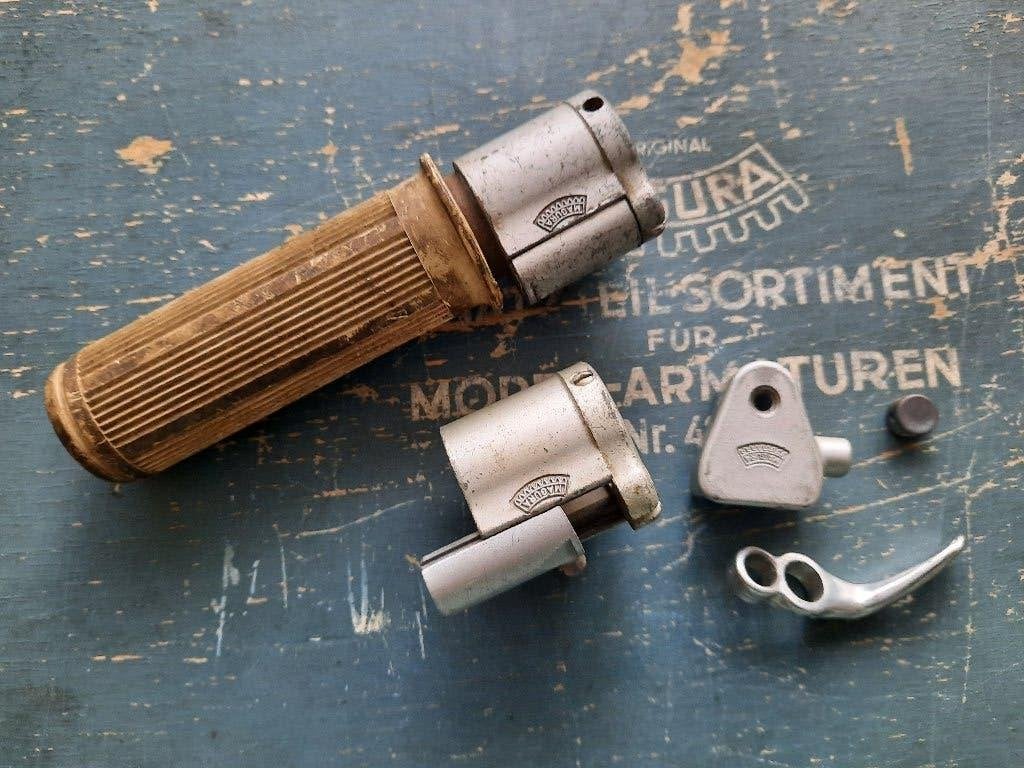 N.O.S origineel MAGURA oldtimer gashendel bromfiets of motor, Ophalen, Nieuw, Overige typen, Overige merken