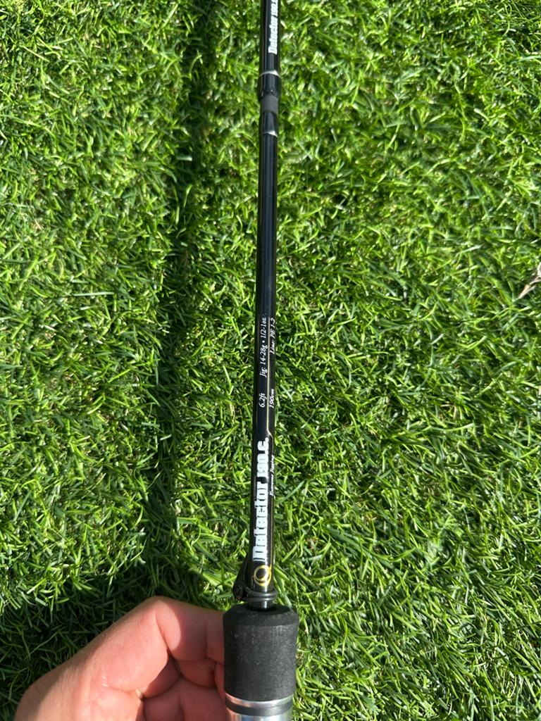 Quatum detector verticaal hengel reel, Ophalen of Verzenden, Zo goed als nieuw, Werphengel