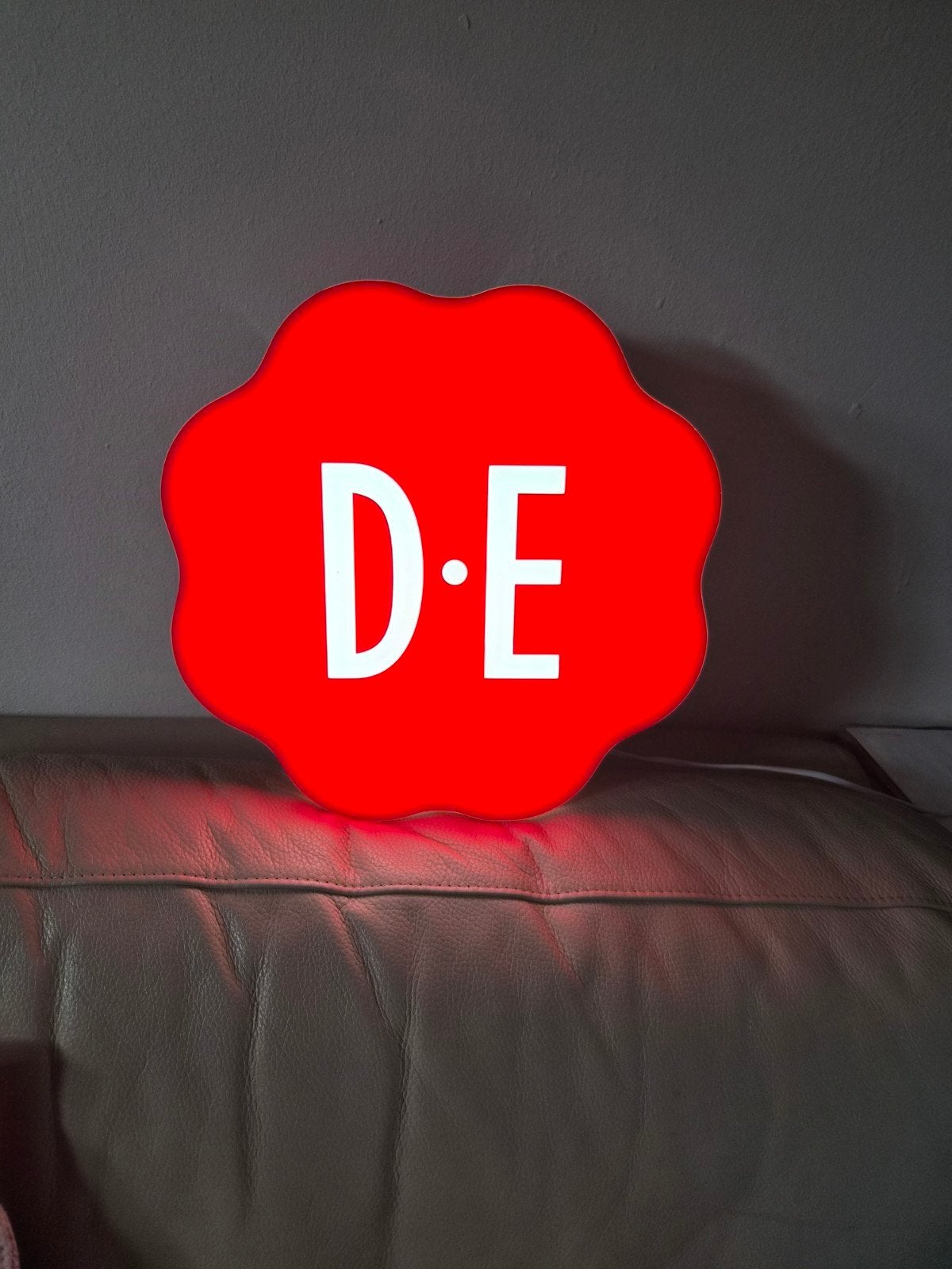 Douwe egberts lichtbak  / Lichtreclame, Ophalen of Verzenden, Gebruikt, Lichtbak of (neon) lamp