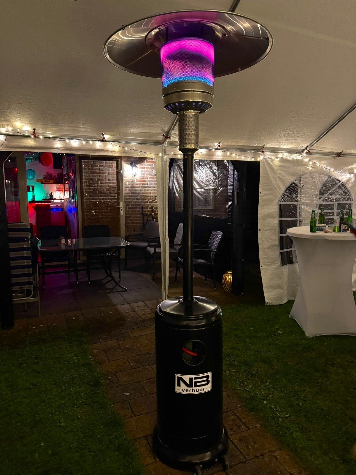 terras heater te huur!, Tuin en Terras, Ophalen, Zo goed als nieuw, Waterbestendig, Vloer