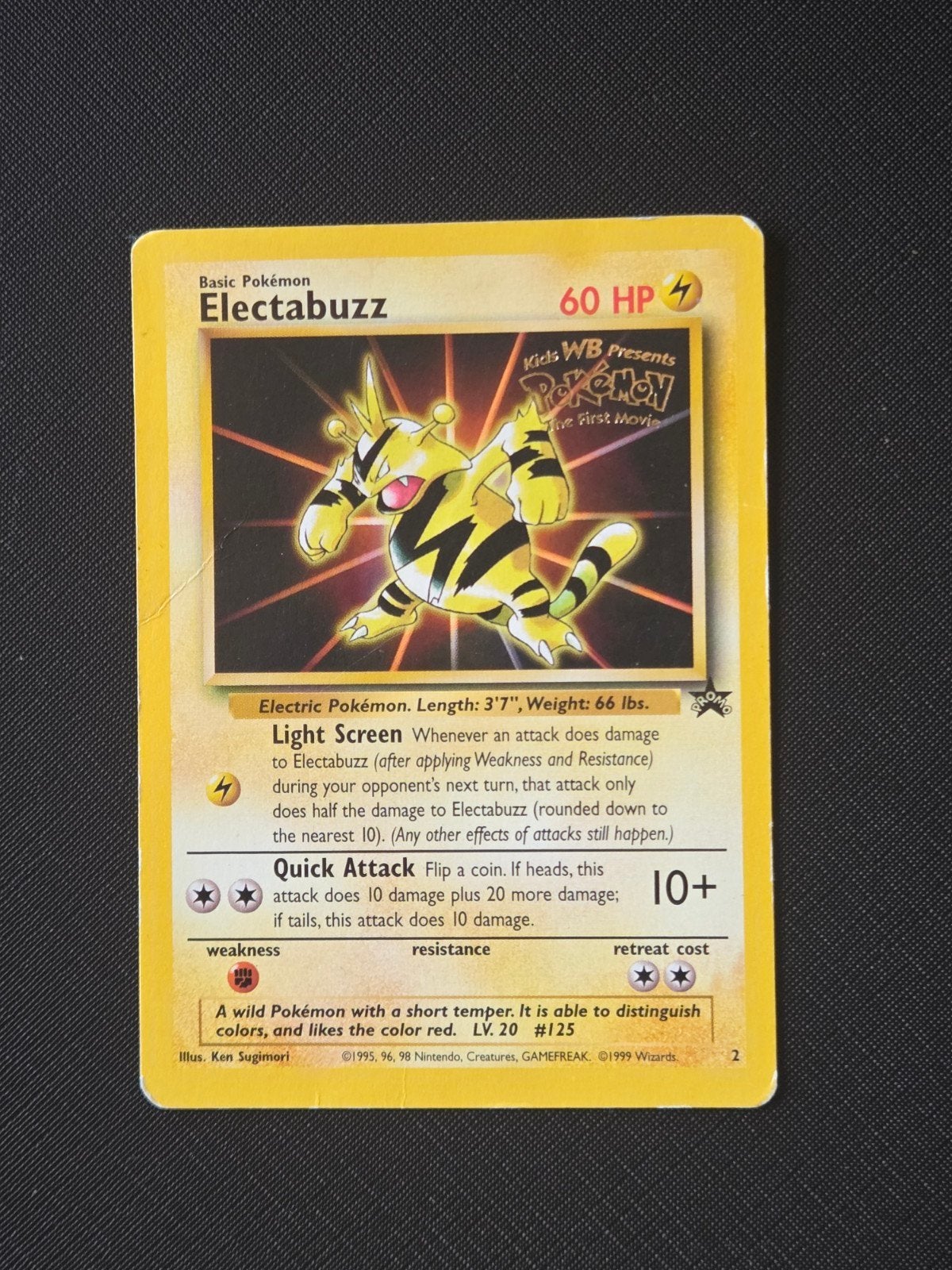electabuzz wizards black star promo, Verzenden, Losse kaart