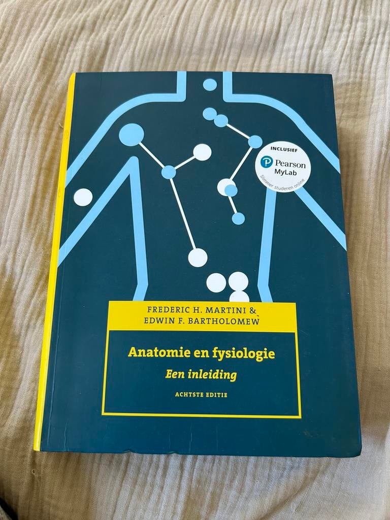 Anatomie en fysiologie, 8e editie met MyLab NL, Boeken, Verzenden, Zo goed als nieuw, Frederic H. Martini; Edwin F. Bartholomew