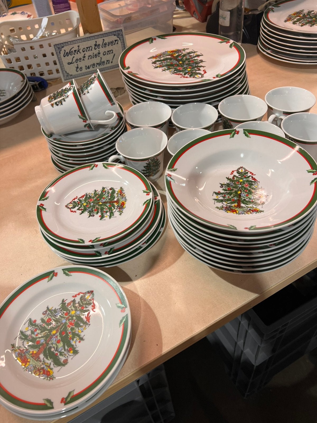 Kerstservies 10 pers kerst servies AM design AM63 siaki, Ophalen of Verzenden