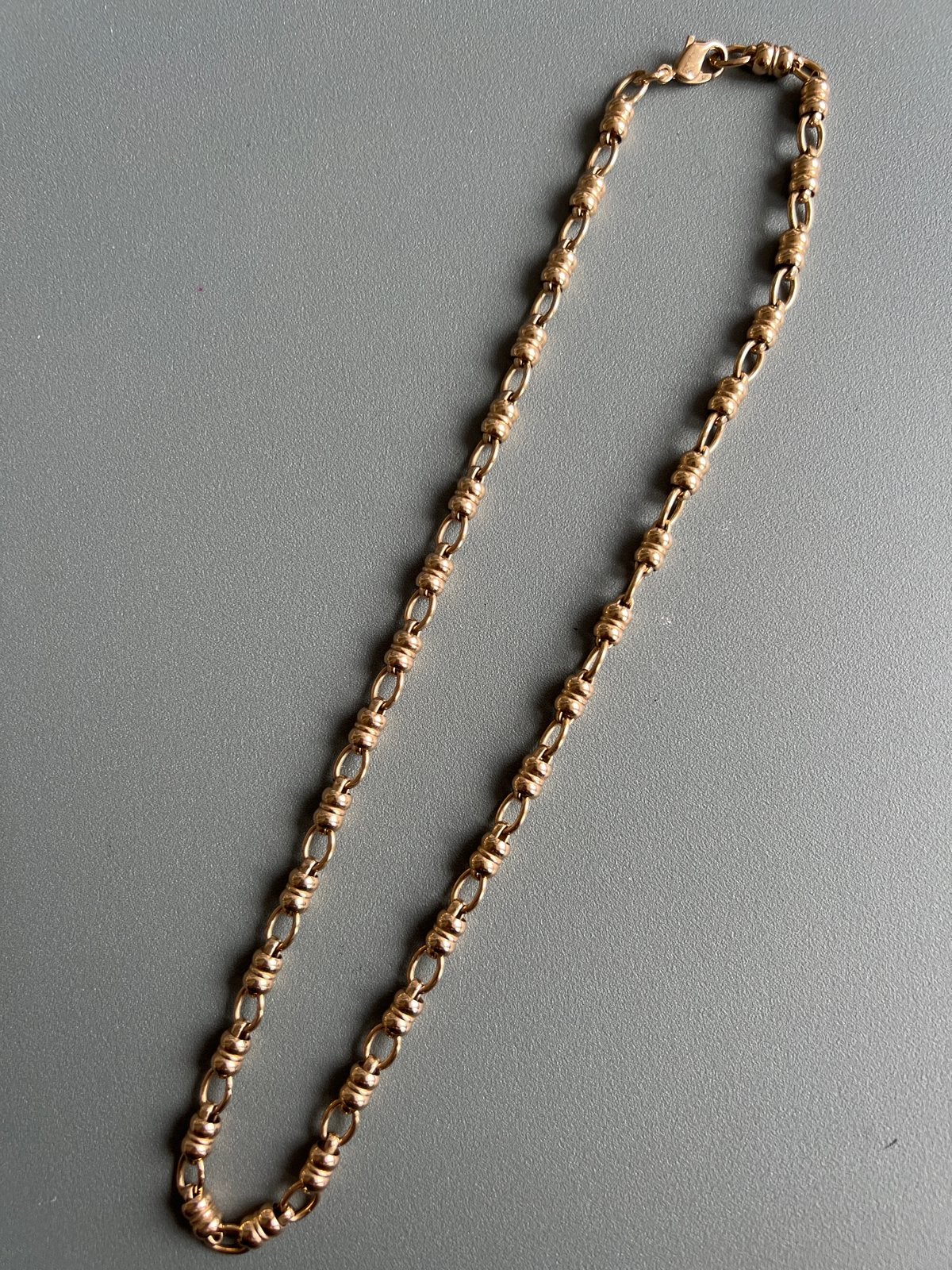 Doublé ketting, verkleurt niet, weinig gedragen, Ophalen of Verzenden, Zo goed als nieuw, Goud, Overige materialen