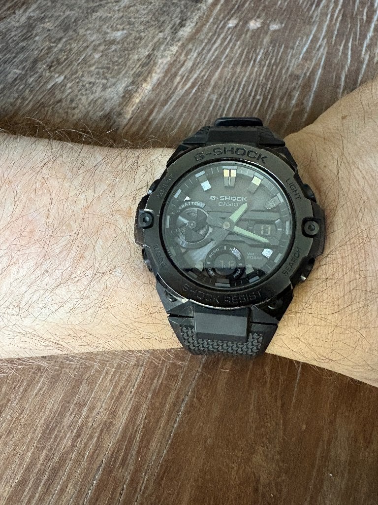 G-Shock horloge, Sieraden, Tassen en Uiterlijk, Horloges | Heren, Casio, Kunststof, Gebruikt, Kunststof