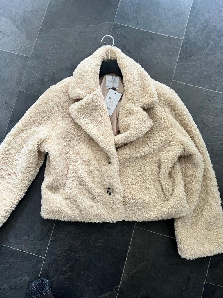 Nieuwe Cotton Club Teddy Jas - Maat XL, Ophalen of Verzenden, Nieuw, Maat 46/48 (XL) of groter, Beige