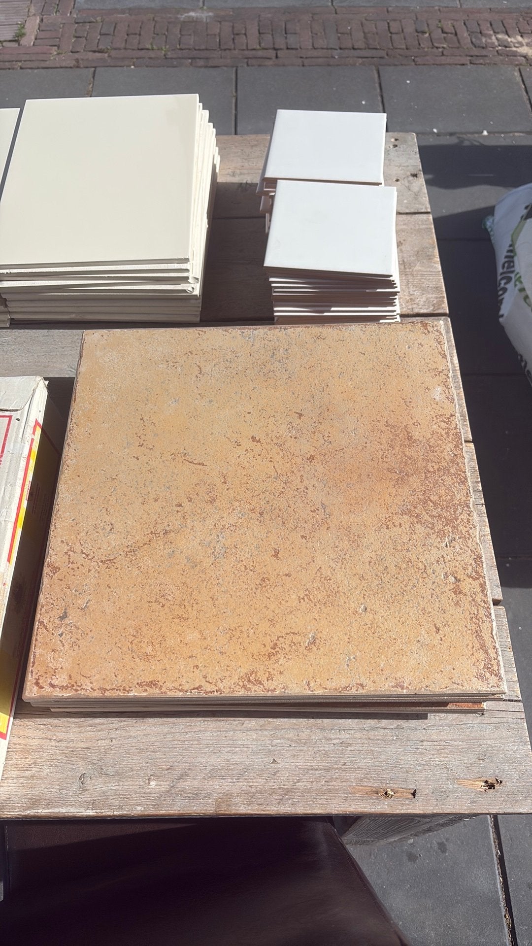 Rest tegels, Doe-het-zelf en Verbouw, Tegels, Ophalen, Keramiek, Minder dan 20 cm, Minder dan 5 m²