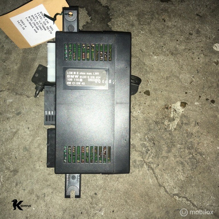 BMW E39,  5-serie  LCM  lichtmodule Lichtcomputer, Auto-onderdelen, Gebruikt, Ophalen of Verzenden, BMW, BMW