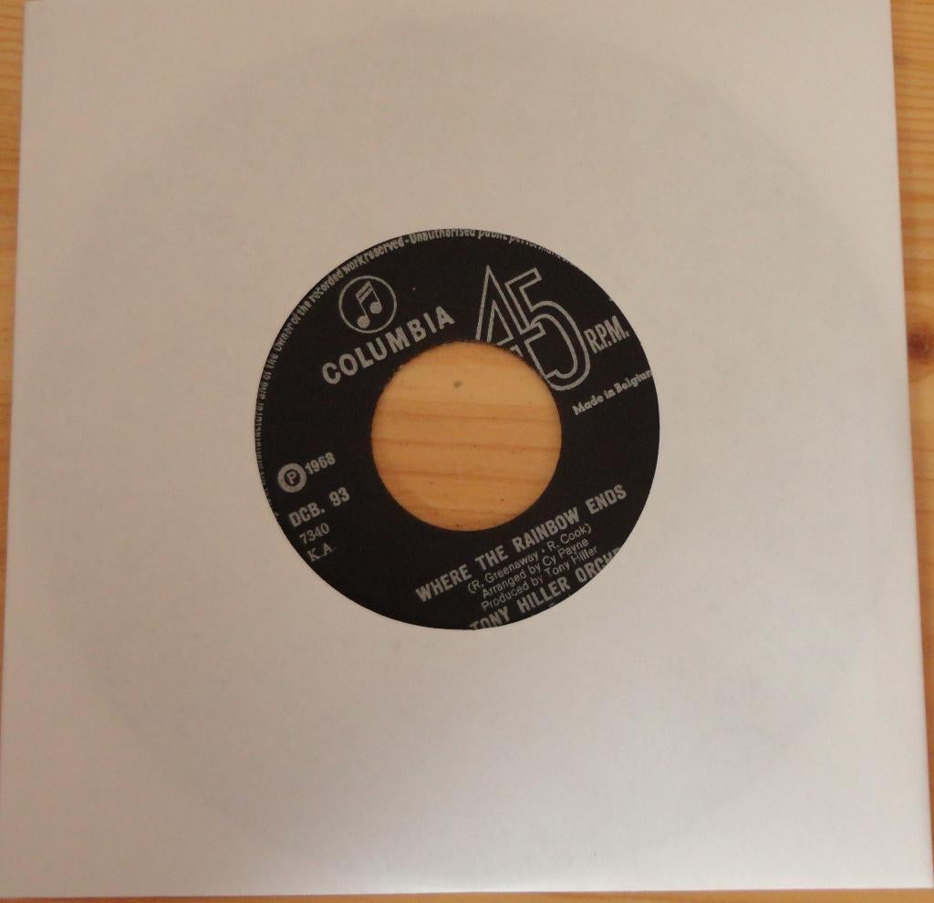 The Tony Hiller Orchestra > Where the rainbow ends, Gebruikt, 7 inch, Single, Ophalen of Verzenden