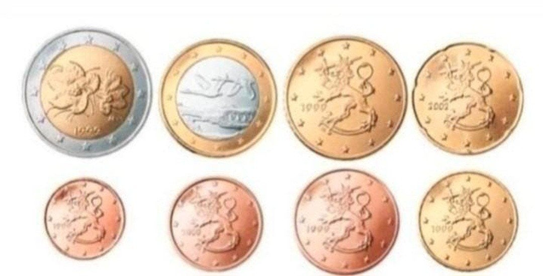 Finland Losse Munten(1cent t/m 2euro)(1999 t/m 2021)UNC +BU, Verzenden, Finland, Losse munt