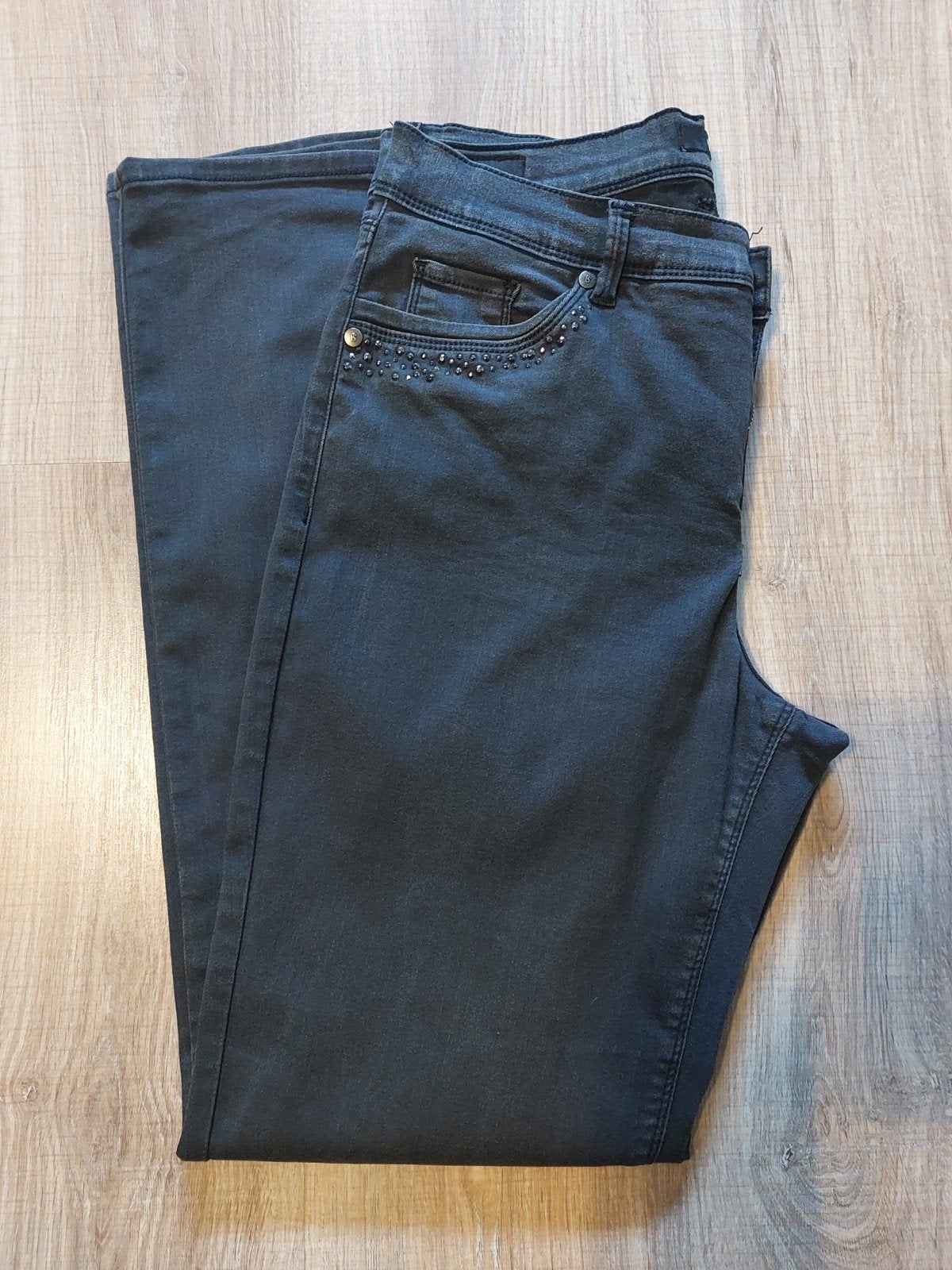Bonita stretch broek maat 42, Zwart, Maat 42/44 (L), Bonita, Ophalen of Verzenden