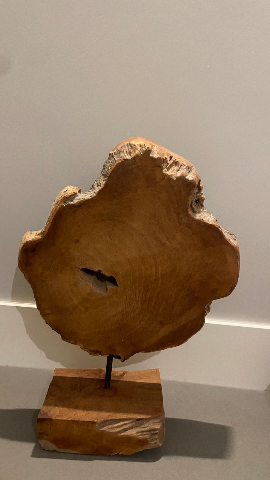 Teak houten decoratie beeld, Ophalen