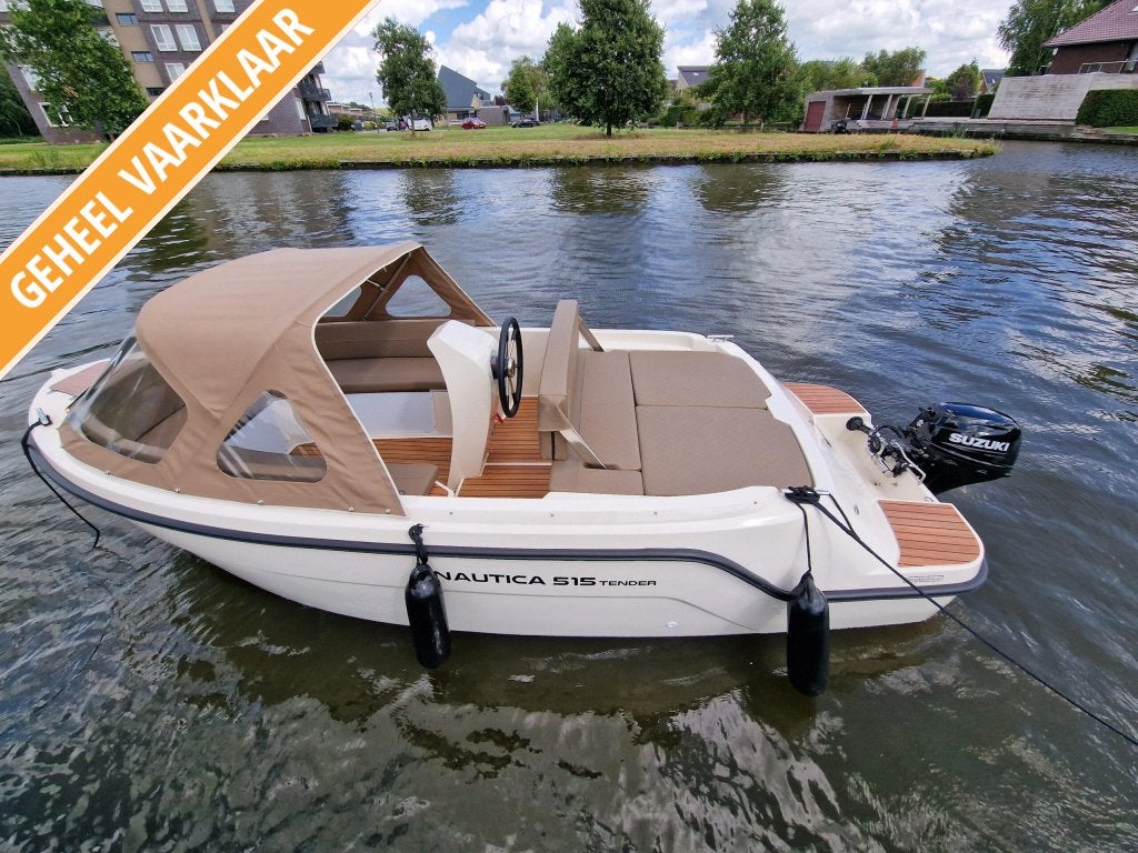 Nautica 515 Tender met 20 pk Suzuki BJ 2022 nieuwstaat!, Overige merken, Tender, Gebruikt, Rondzit