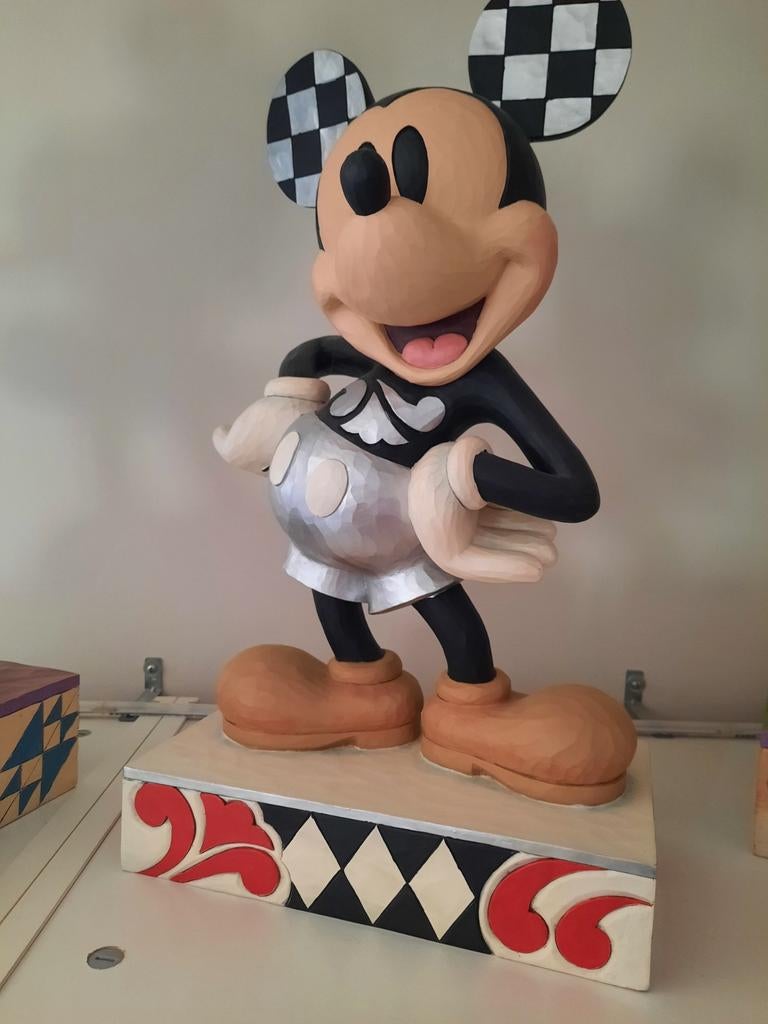 Disney traditions Mickey Mouse "100 Years of Wonder", Ophalen, Mickey Mouse, Zo goed als nieuw, Beeldje of Figuurtje