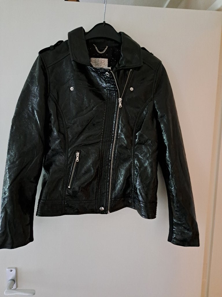 leuk, stoer jasje maat XS z.g.a.n., Ophalen of Verzenden, Zo goed als nieuw, Maat 34 (XS) of kleiner, Zwart