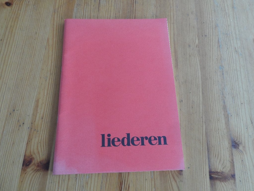 Liederen - bew. Hans lieberton, Muziek en Instrumenten, Bladmuziek, Gebruikt, Koor, Ophalen of Verzenden, Artiest of Componist