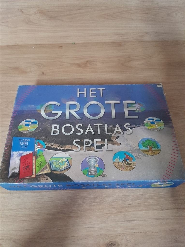 Het grote Bosatlas spel - s5069, Verzenden, Zo goed als nieuw