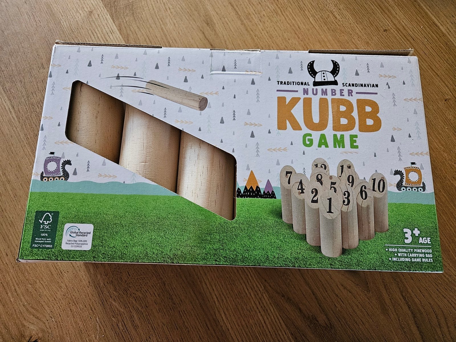 Kubb Spel, Vijf spelers of meer, Ophalen of Verzenden, Nieuw, Traditional Scandinavian
