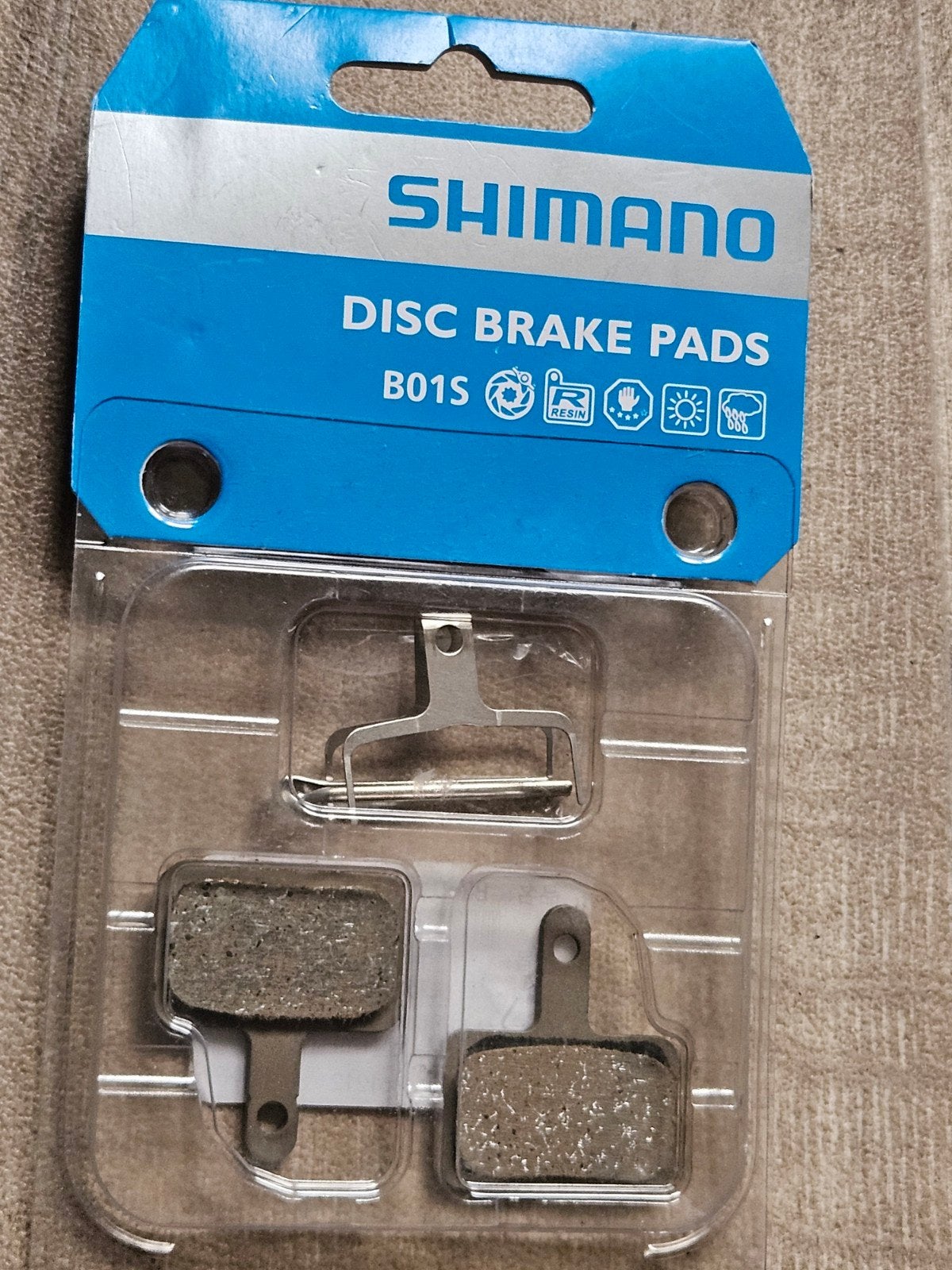 Shimano B01S Resin Disc Remblokken,, Fietsen en Brommers, Ophalen of Verzenden