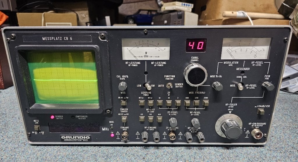 Grundig cb messplatz cb6, Telecommunicatie, Zenders en Ontvangers, Ophalen, Gebruikt, Zender en Ontvanger