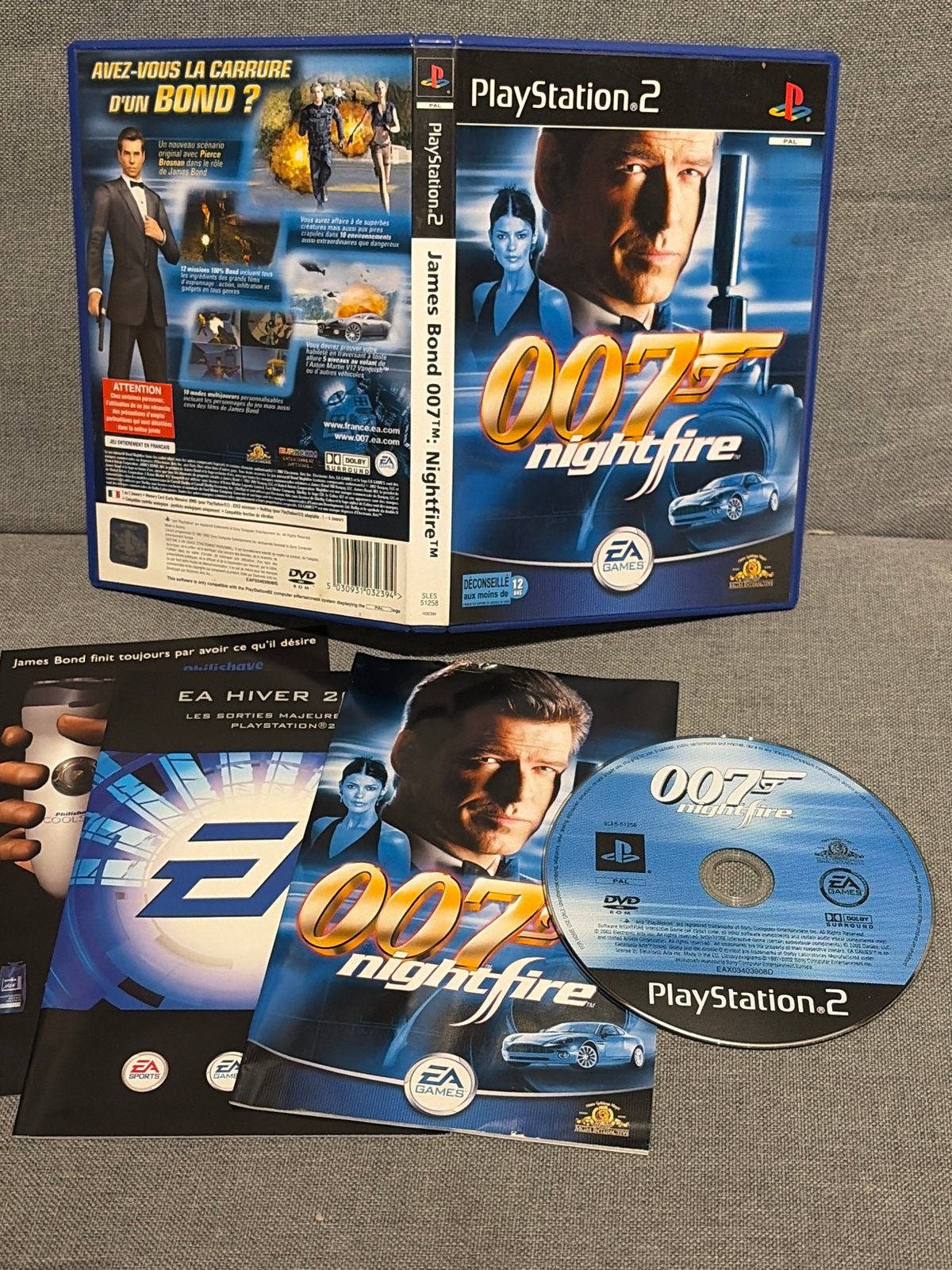 James Bond 007 Nightfire PS2 - Disc als nieuw, Ophalen of Verzenden, Zo goed als nieuw