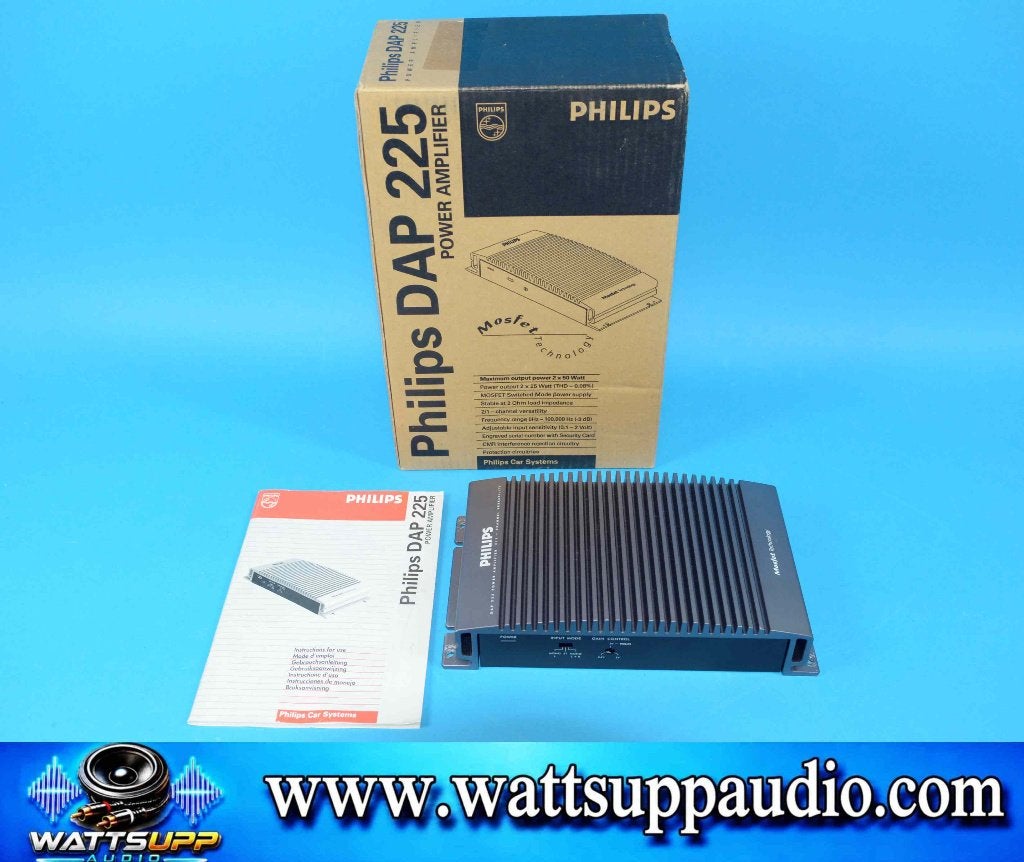 Philips DAP225 2 kanaals versterker, Auto diversen, PHILIPS, ., Ophalen of Verzenden, Zo goed als nieuw