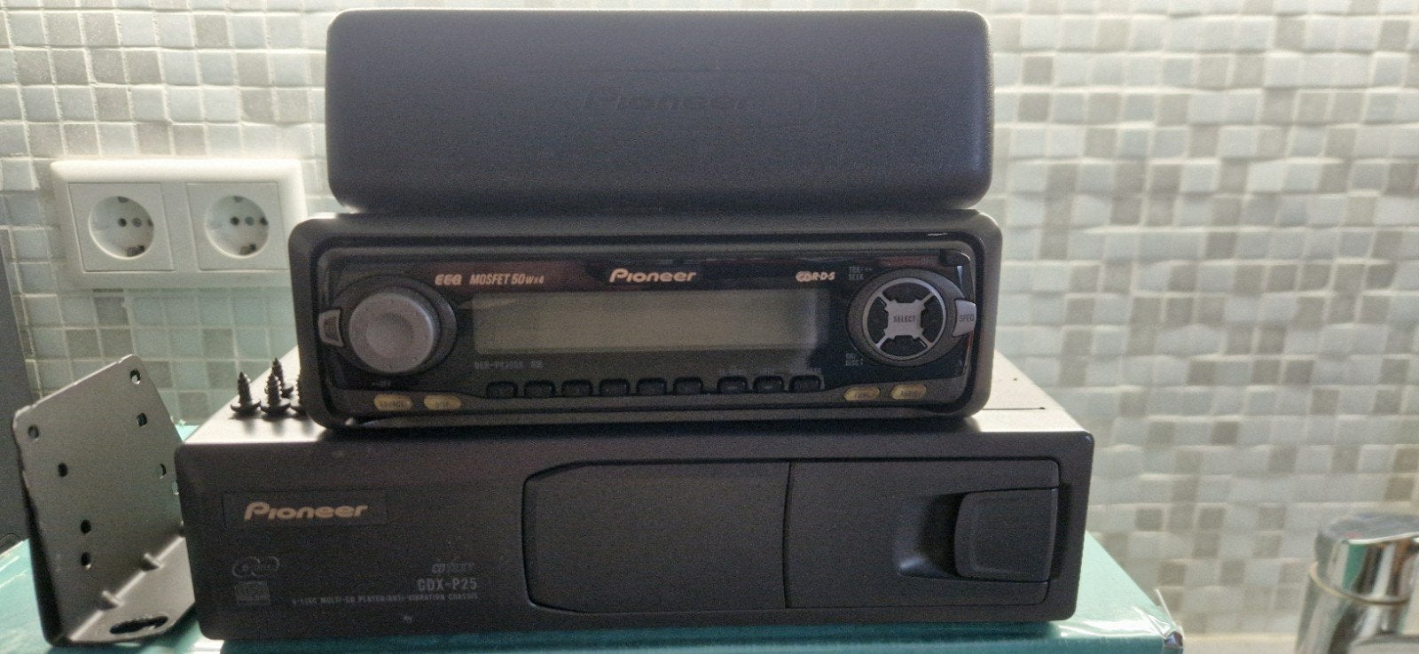 Pioneer DEH-P4300R met cd wisselaar oldskool vintage, Ophalen of Verzenden