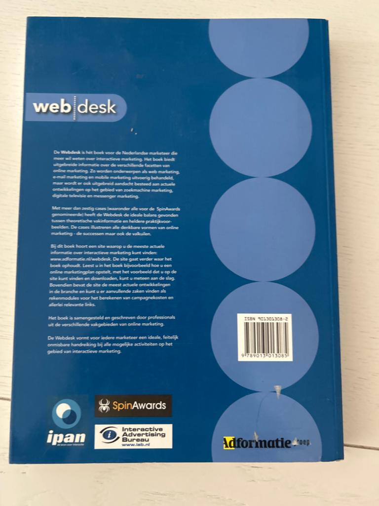 Webdesk, Ophalen of Verzenden, Zo goed als nieuw, Economie en Marketing
