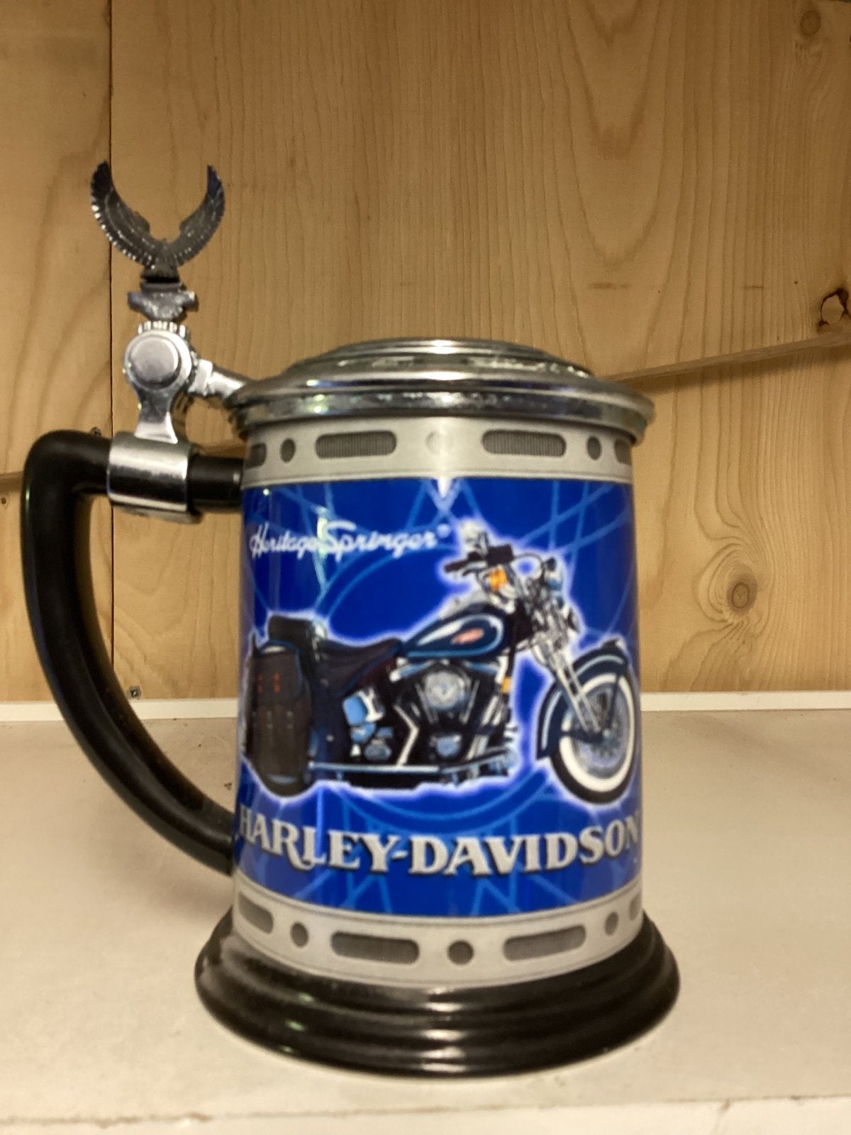 Harley-Davidson Heritage Springer Bierpul, Ophalen, Zo goed als nieuw