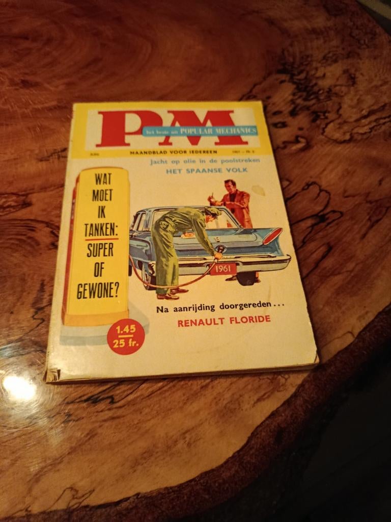 PM Popular Mechanics Maandblad Juni 1961 - Vintage, Ophalen of Verzenden, Gelezen, Overige typen