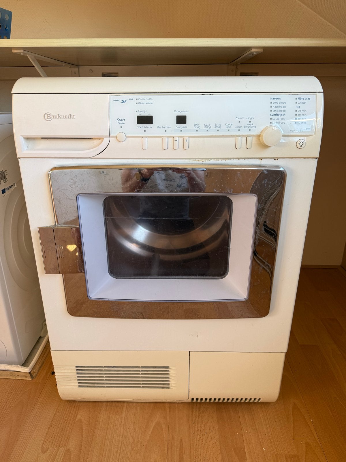 Bauknecht wasdroger - Condensdroger, Witgoed en Apparatuur, Wasdrogers, Ophalen, 6 tot 8 kg, Gebruikt, Voorlader