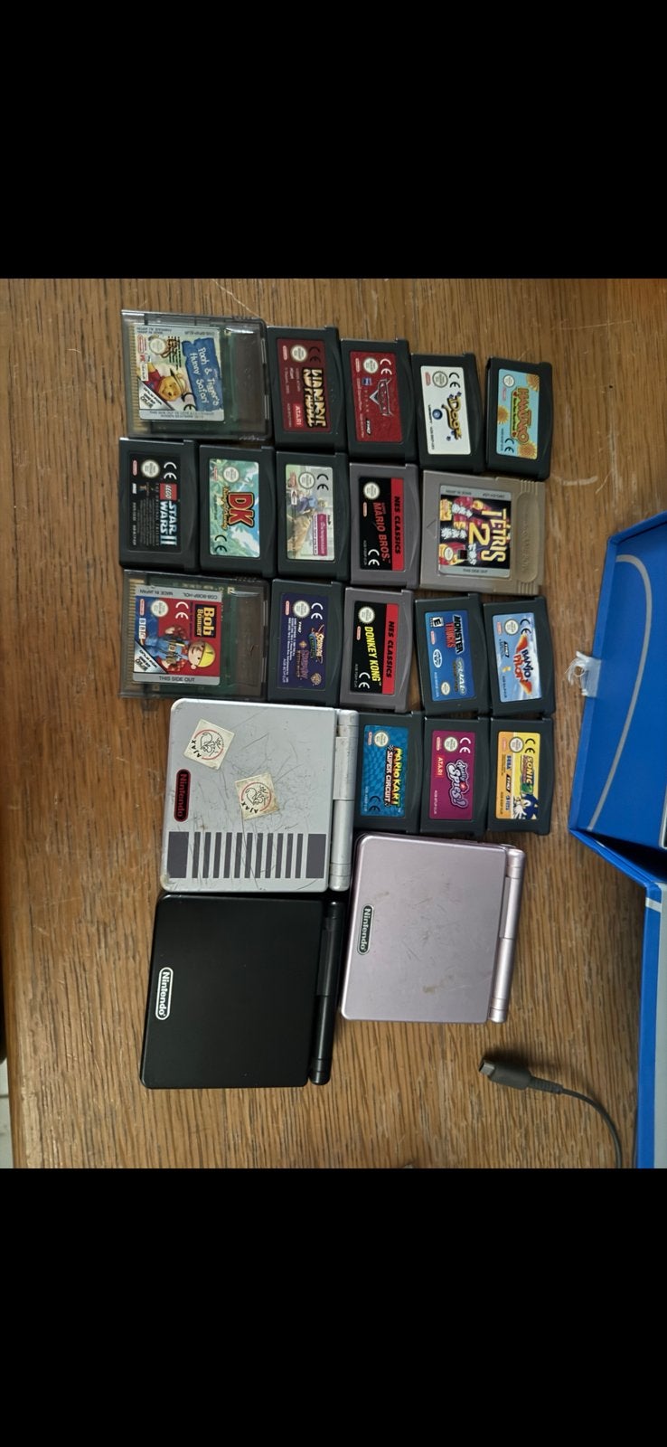 Gameboy advance met spellen, Spelcomputers en Games, Ophalen, Zo goed als nieuw, Met 1 controller