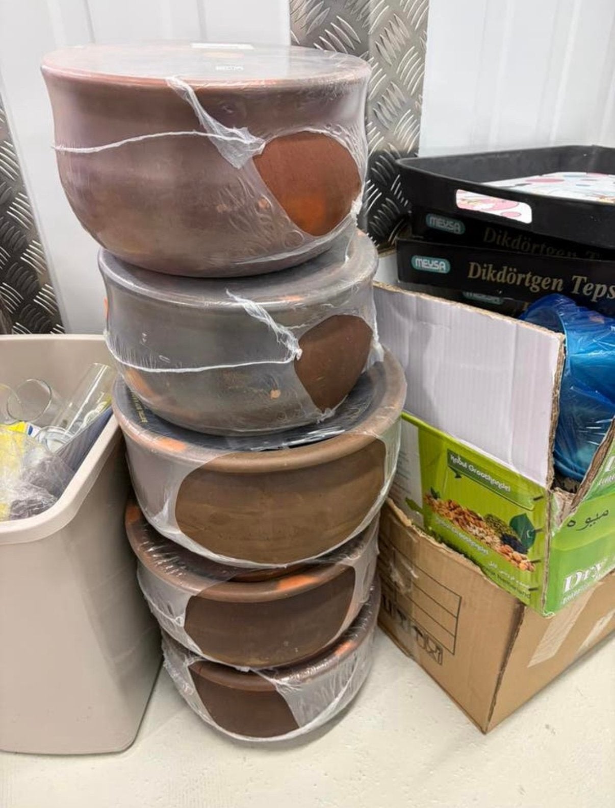 Aardewerk kookpot, Ophalen, Nieuw, Natuurlijk materiaal