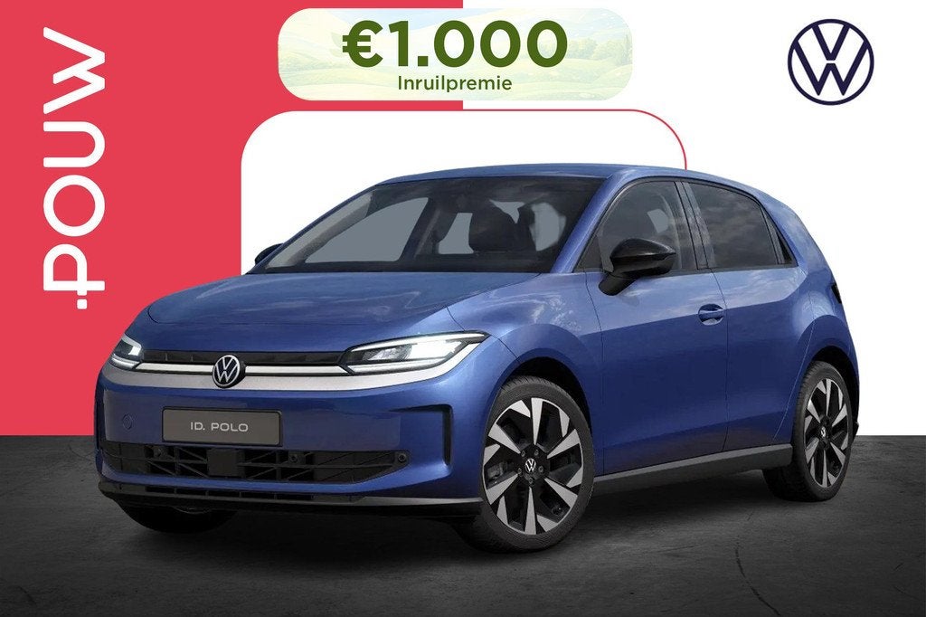 Volkswagen ID. Polo Life First Edition 211pk 52 kWh | LMV 18, Auto's, Volkswagen, Bedrijf, Te koop, Polo, ABS, Achteruitrijcamera