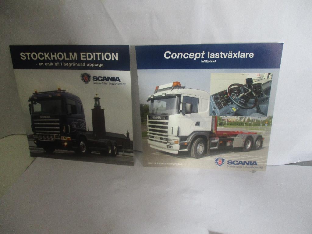 Scania 4 Serie Bilar Stockholm Kaarten 2x, Verzenden, Zo goed als nieuw, Auto's