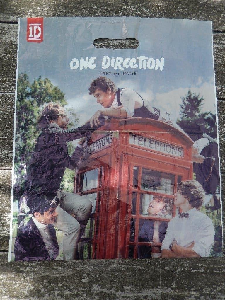 One Direction - 1D Take me home plastic tas, Ophalen of Verzenden, Zo goed als nieuw
