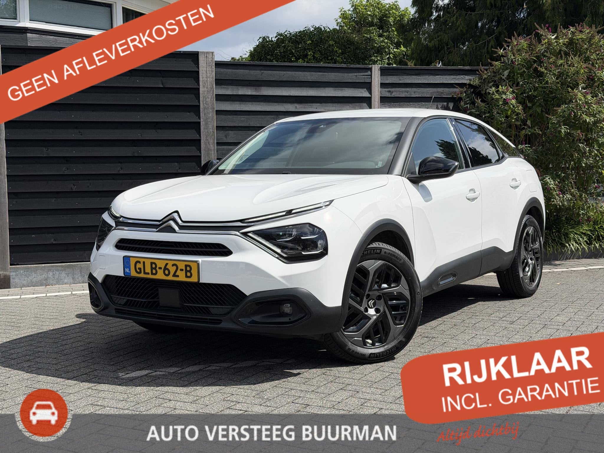 Citroen C4 Feel Pack 1.2 Puretech 130PK EAT8 Automaat Naviga, Auto's, 12 maanden, Gebruikt, 1199 cc, Leder en Stof