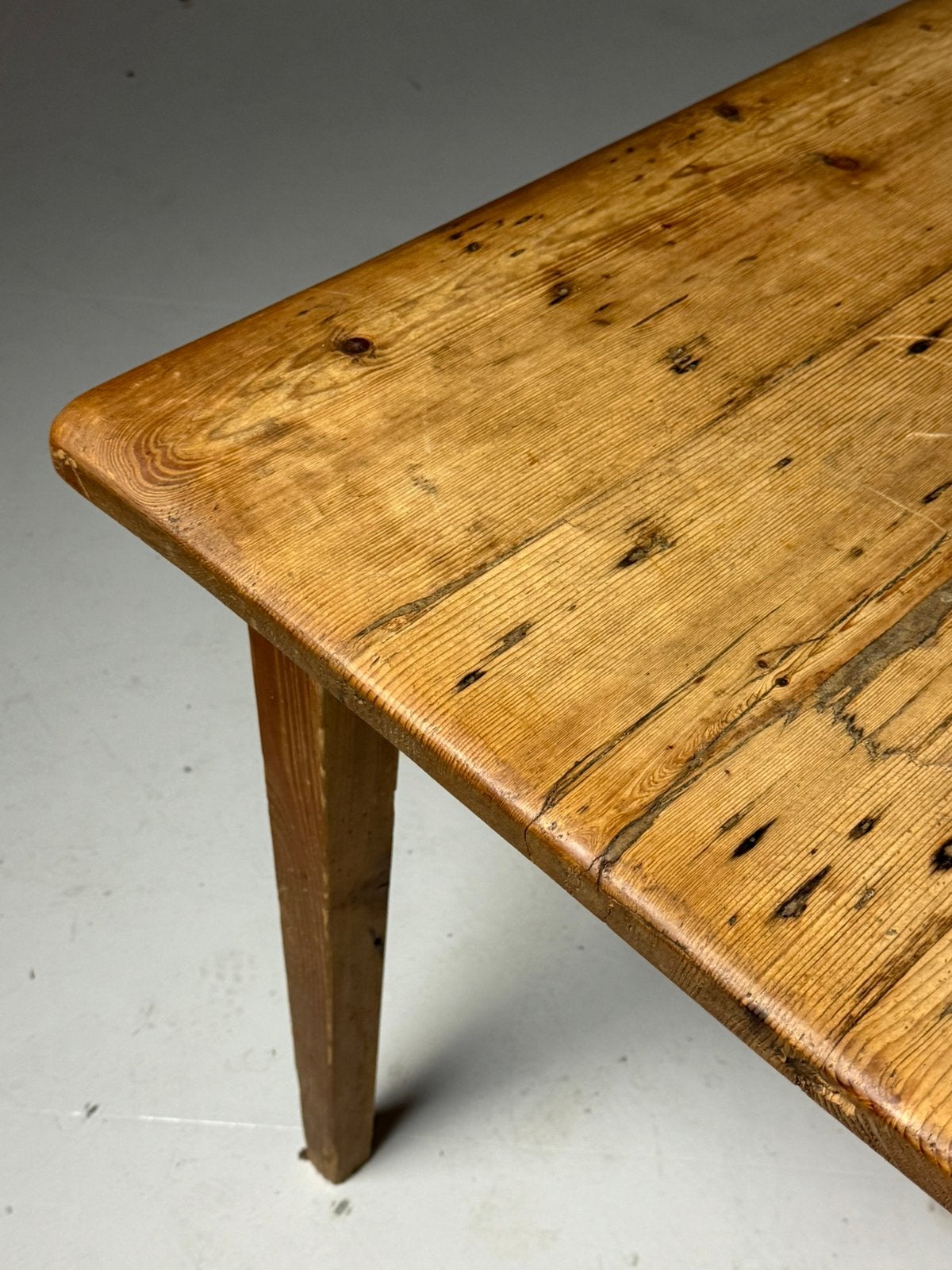 Engelse eettafel grenen antiek, Ophalen of Verzenden