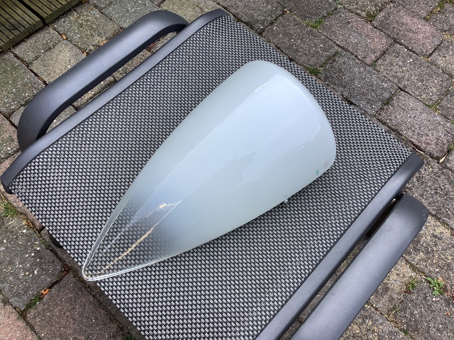 2 x Vistosi Murano glazen design wandlampen, Ophalen, Zo goed als nieuw