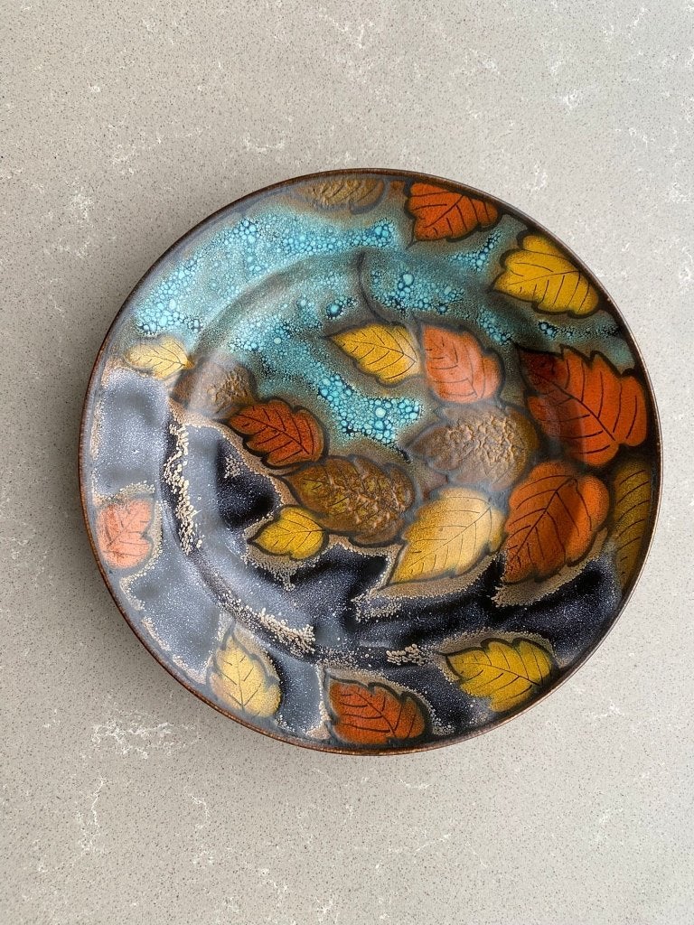 Bord Autumo Koninklijke Plateelbakkerij Zuid-Holland Gouda, Antiek en Kunst, Antiek | Keramiek en Aardewerk, Ophalen of Verzenden