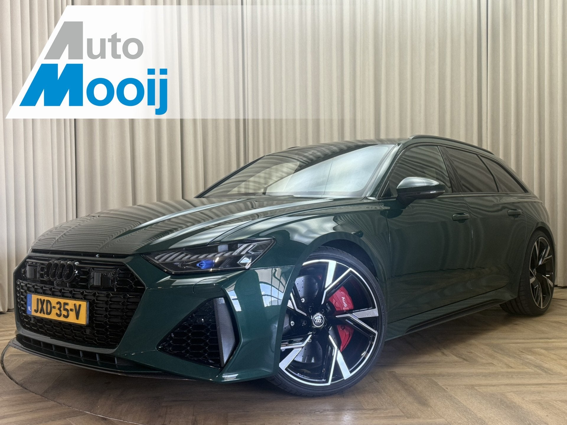 Audi RS6 ///Sport C8 / Carbon / Ceramic / Goodwood Green / B, Auto's, Audi, Automaat, Gebruikt, RS6, Vierwielaandrijving