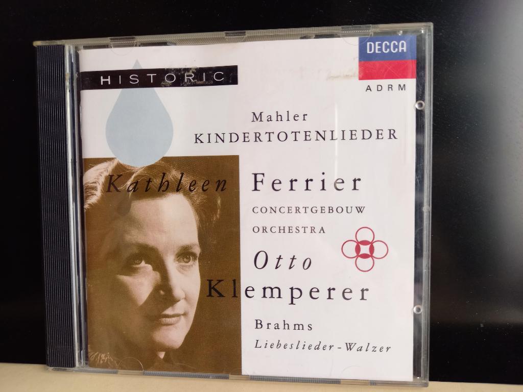 Mahler - Kindertotenlieder- Kathleen Ferrier /Otto Klemperer, Ophalen of Verzenden, Modernisme tot heden, Zo goed als nieuw, Overige typen