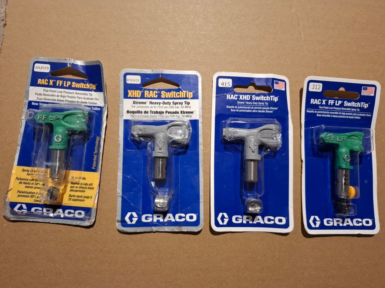 Nieuwe Graco Spuittips (RAC X FF LP & XHD RAC SwitchTip), Ophalen of Verzenden, Nieuw