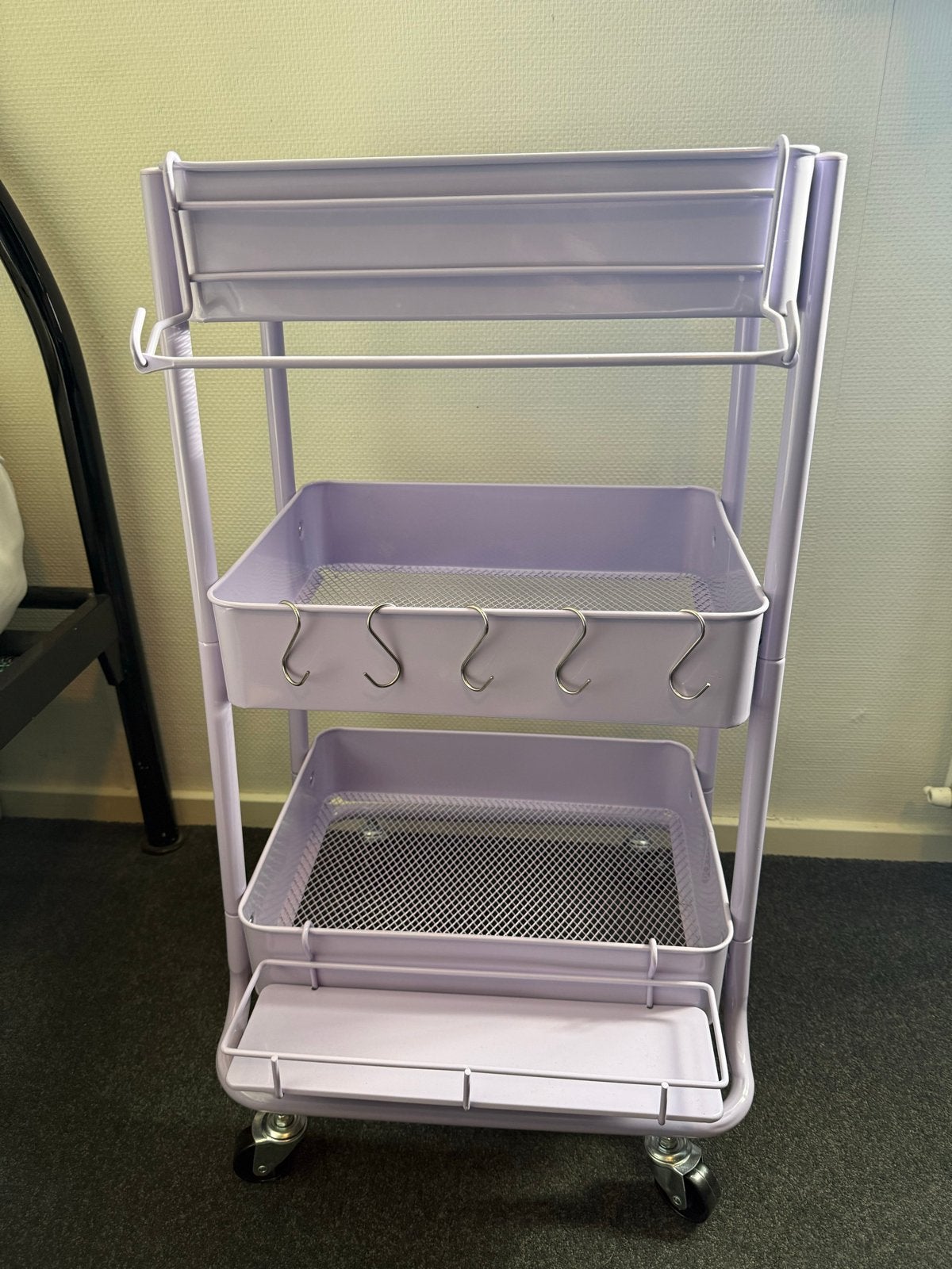 Hobby trolley, ook heel handig voor cosy cosy kleuren, Paars, Ophalen, Nieuw, Opbergmeubel